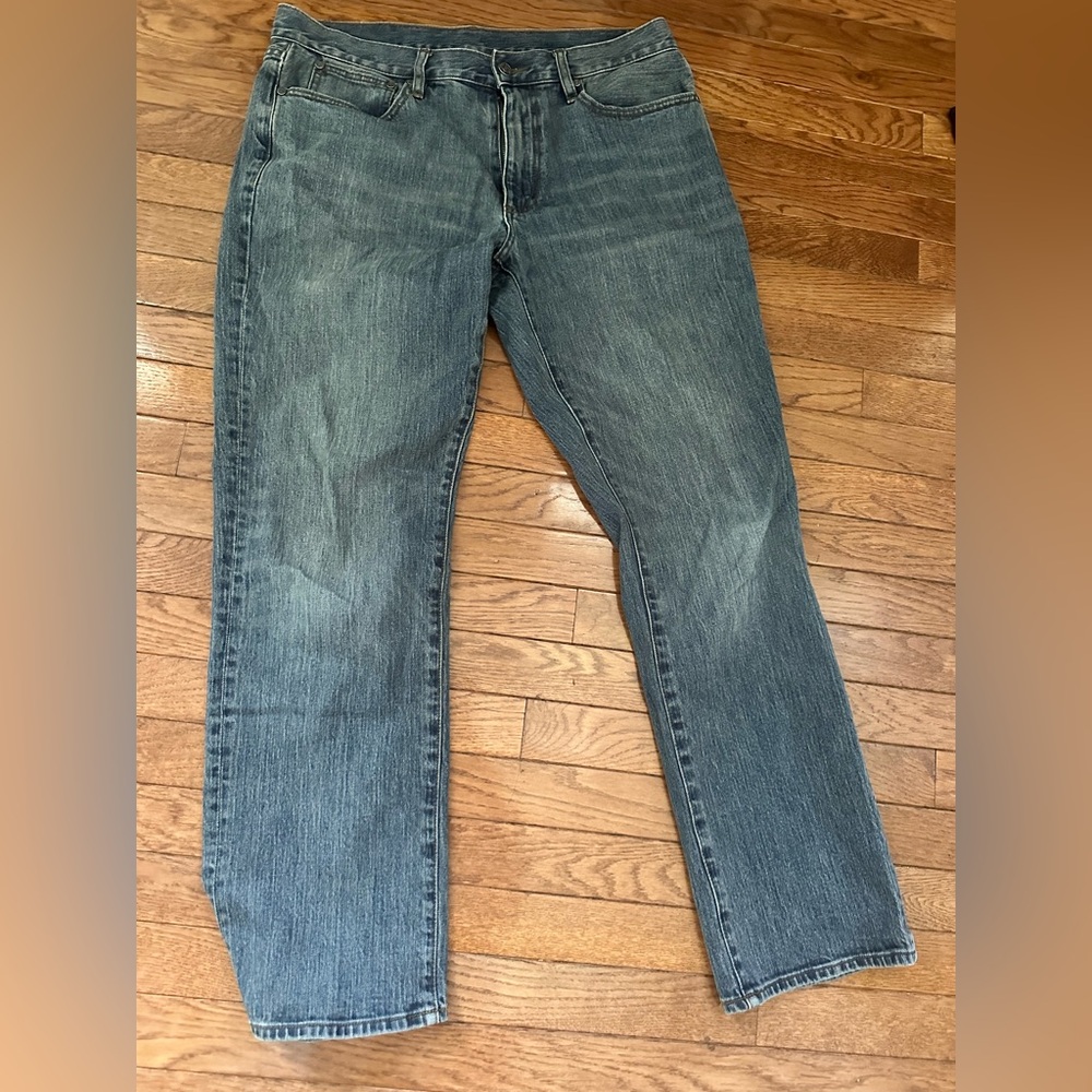 Brooks Brothers Men's Straight Jeans in Blue
